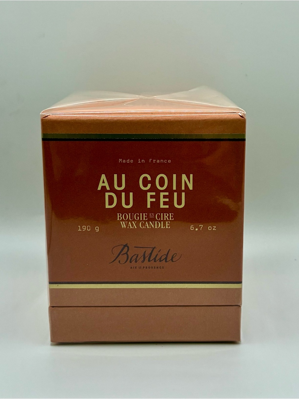 Bastide Au Coin Du Feu Bougie En Cire Wax Candle 6.7 Oz NIB/Sealed